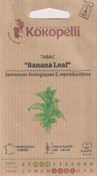 Tabaco para fumar "Banana Leaf" Tabaco para fumar "Banana Leaf"